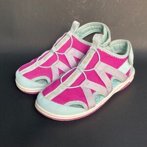 Kids Pink and Blue Land's End Mesh Beach Comfortable Water Shoe Sneakers